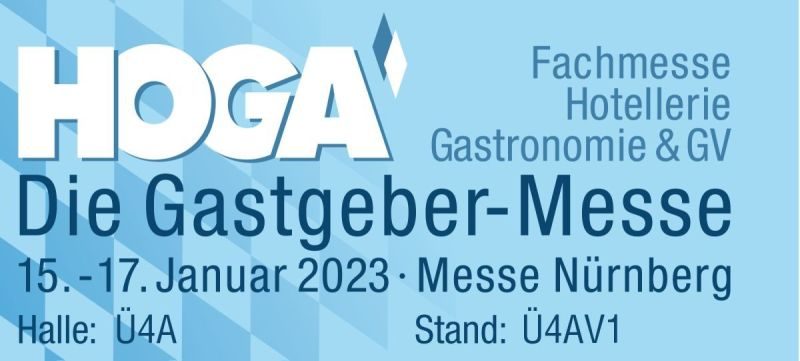 Hoga Messe 2023 - Hotelfachschule Heidelberg Messestand Ü4AV1